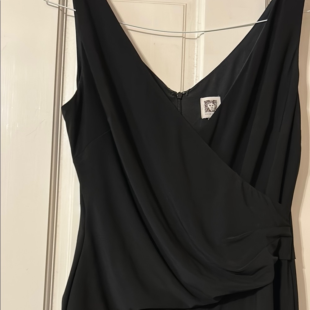 Anne Klein Black Asymmetrical  jumpsuit